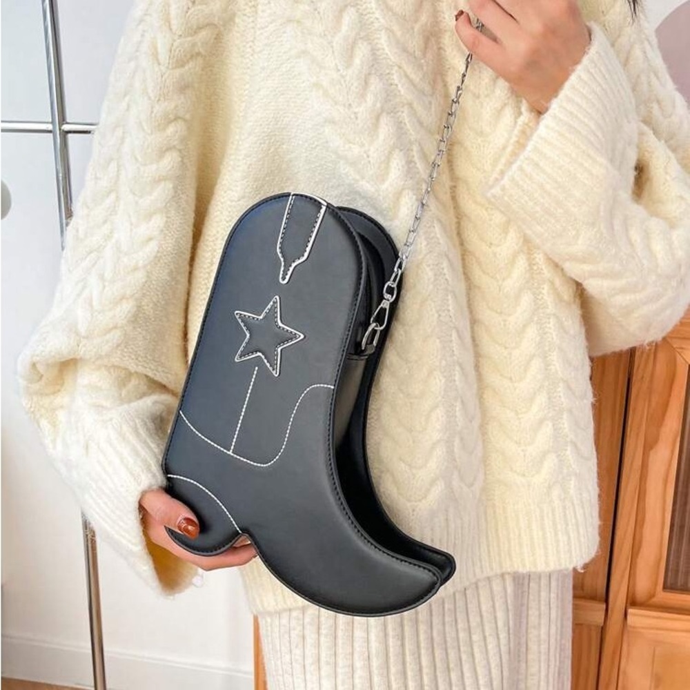 Western Style Cowboy Boot Purse - Picture 2 of 10